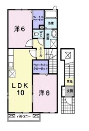 メロウ アヴェニューCの間取り画像
