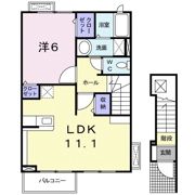 セレノパラッソⅠの間取り画像