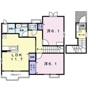 エテルネル ロジュマンⅡの間取り画像