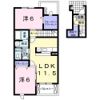 ポライトリーDの間取り画像