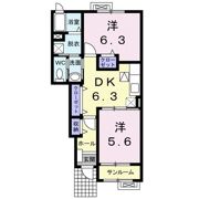 クオーレⅠの間取り画像