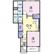 シャン プリュネルの間取り画像