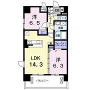 プリムヴェール金町の間取り画像