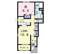 アヴァンセAの間取り画像