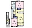アヴァンセBの間取り画像