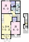 カリーノパラッツォCの間取り画像