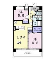 イースト エクランの間取り画像