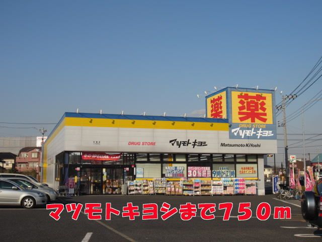 近くのマツモトキヨシまで750m(徒歩10分)