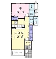 ソレアードⅢ Ⅰの間取り画像