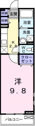 フレンドシップ志賀の間取り画像