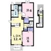 フォレストヒルBの間取り画像
