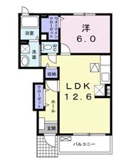 プラシードS Ⅰの間取り画像