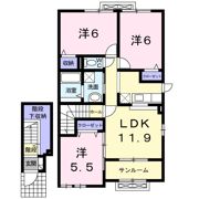 グランド・メゾン東根 弐番館の間取り画像
