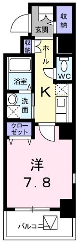 ミルフィーユの間取り画像