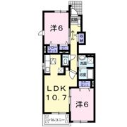 プリュジュールⅠの間取り画像