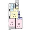 カーサ金峰Bの間取り画像