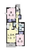 アンビエンテⅡの間取り画像