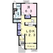 シャルム アヴァンツァ－トⅠの間取り画像