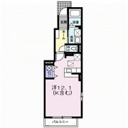 サニーハウス 菫の間取り画像