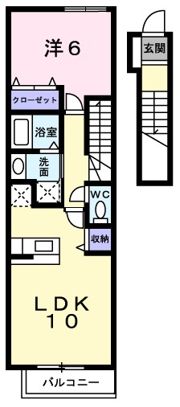 プラッツ くみのきの間取り画像