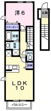 プラッツ くみのきの間取り画像