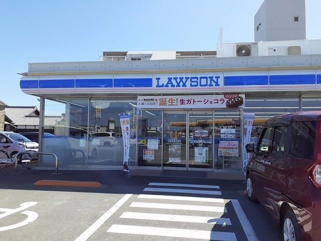 近くのローソン浜松安新町店まで639m（徒歩8分）