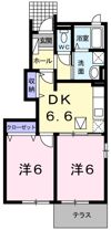 ミルフィーユ Dの間取り画像