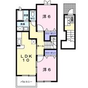 メリーハウス Aの間取り画像