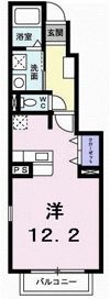 クローバーBの間取り画像