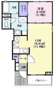 スカイ クラウドMKの間取り画像