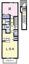 クロスローズ参番館の間取り画像