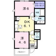 ラポール横枕の間取り画像