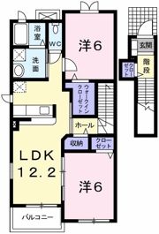 エアリー Ⅳの間取り画像