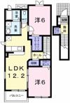 エアリー Ⅳの間取り画像
