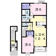 フォレストⅥの間取り画像