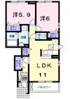フォレストⅦの間取り画像