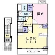 ソレアードユニティⅠの間取り画像