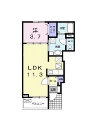 ソレアードユニティⅡの間取り画像