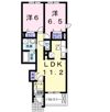 フレア （南棟）の間取り画像