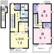 チエロ エ ベントの間取り画像