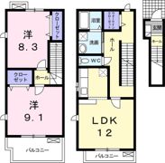 チエロ エ ベントの間取り画像