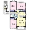 ヴィオラ壱番館Aの間取り画像