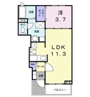 グリーンステージの間取り画像
