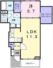 メゾン ソレイユの間取り画像