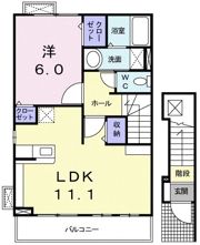 メゾン ソレイユの間取り画像