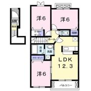 サニーレジデンス西三国Bの間取り画像