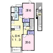 ホマルヴィラ Aの間取り画像