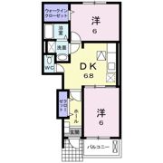 ラブリーメゾンヒノキBの間取り画像