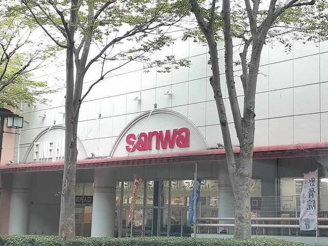 近くのサンワまで900m（徒歩12分）
