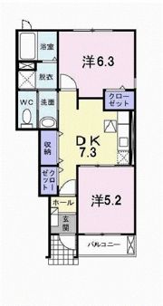 カーサ セレノの間取り画像